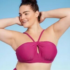 Elegant Magenta Bikini Top